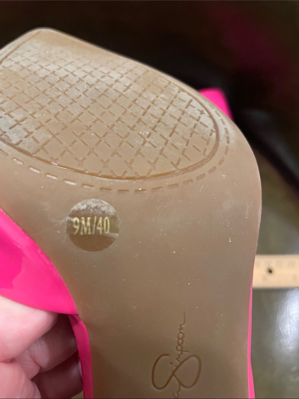 Jessica Simpson Hot Pink Heels - Picture 6 of 7